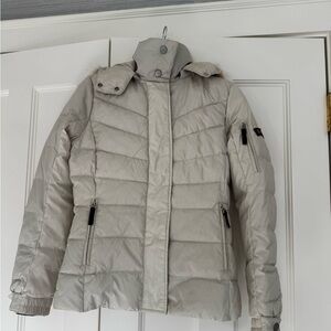 Bogner Fire and Ice Women's Off White Puffer Jacket Size US 4